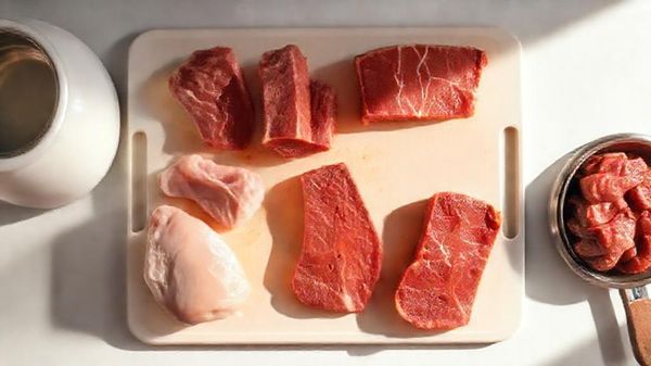 Как правильно подобрать мясо для домашнего рациона собаки: виды мяса, жирность и размер порций